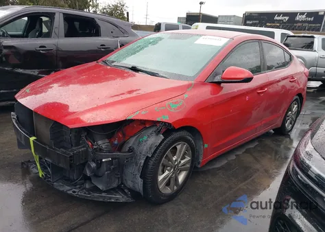 2018 Hyundai Elantra Sel z USA, uszkodzony, nr VIN 5NPD84LFXJH324515